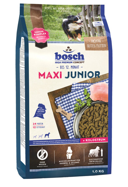 Сухой корм Bosch Petfood Maxi Junior (High Premium) 1кг цена и информация | Сухой корм для собак | hansapost.ee
