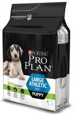 Pro Plan Puppy Large Athletic для щенков крупной породы и молодых собак (2 - 18 месяцев), 3 кг цена и информация | Сухой корм для собак | hansapost.ee