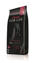 Fitmin с ягненком и рисом Dog For Life, 15 кг цена и информация | Сухой корм для собак | hansapost.ee