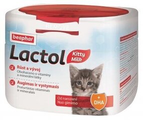Beaphar Lactol Kitty Milk (сухая молочная смесь) для котят, 250 г цена и информация | Витамины, добавки и средства от паразитов для кошек | hansapost.ee