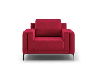 Кресло Mazzini Sofas Orrino, светло-красное/черное цена и информация | Кресла | hansapost.ee