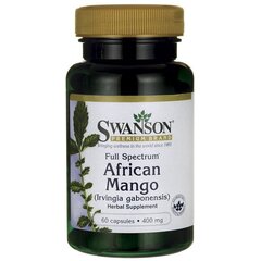 Пищевая добавка Swanson Африканское манго, 60 капсул. цена и информация | Витамины, пищевые добавки, препараты для красоты | hansapost.ee