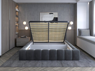 Кровать NORE Lamica 01, 180x200 см, бежевого цвета цена и информация | Кровати | hansapost.ee
