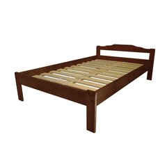 Кровать Uku, 120x200 см, темно-коричневая цена и информация | Кровать БОНО, белая | hansapost.ee