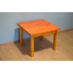 Lastelaud Sofie 70 x 70 cm, , kollane/oranž цена и информация | Детские столы и стулья | hansapost.ee