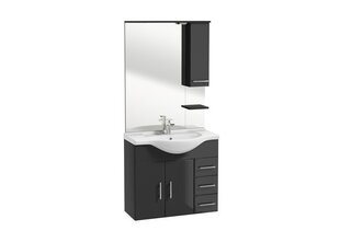 Комплект мебели для ванной комнаты Defra Rom II, серый цена и информация | Комплекты в ванную | hansapost.ee