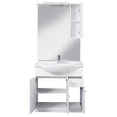 Набор мебели для ванной комнаты Selsey Belgos 85, белый цена и информация | Комплекты в ванную | hansapost.ee