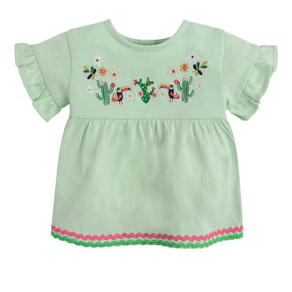 Cool Club блузка с короткими рукавами для девочек, CCG2202006 цена и информация | Майки, рубашки для новорожденных | hansapost.ee