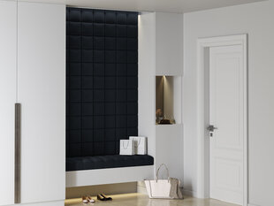 Мягкие настенные панели, 3 шт., Cosmopolitan Design Majuro L3, темно-серые цена и информация | Мягкие стеновые панели | hansapost.ee