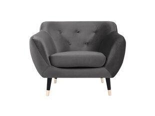 Кресло Mazzini Sofas Amelie, темно-серое/черное цена и информация | Кресла | hansapost.ee