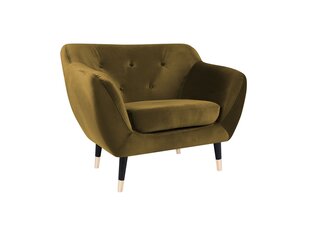 Кресло Mazzini Sofas Amelie, желтый/черный цена и информация | Кресла | hansapost.ee