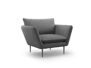 Кресло Mazzini Sofas Verveine, серое/черное цена и информация | Кресла | hansapost.ee