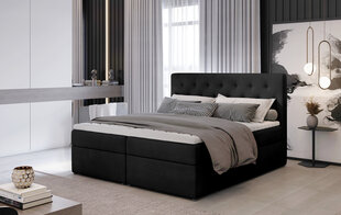 Кровать NORE Loree 12, 140x200 см, черная цена и информация | Кровать БОНО, белая | hansapost.ee