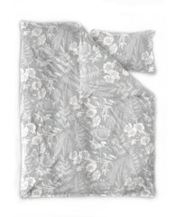 KOODI voodipesukomplekt Viola helehall 240 x 210 cm