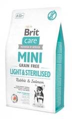 Сухой корм Brit Care Mini Light&Sterilised для стерилизованных собак, 2 кг цена и информация | Сухой корм для собак | hansapost.ee