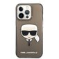 Чехол KLHCP13LKHTUGLB Karl Lagerfeld TPU Full Glitter Karl Head Case for iPhone 13 Pro Black