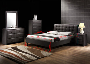 Кровать Halmar Samara 160x200 см, черный цена и информация | Кровать БОНО, белая | hansapost.ee