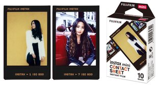 Фотопластинки для мгновенной печати Fujifilm Instax mini Contact Sheet (10 пл.) цена и информация | Аксессуары для фотоаппаратов | hansapost.ee