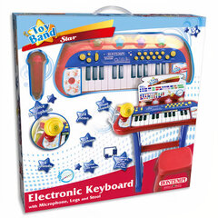 Электронное пианино с микрофоном, подставкой и стулом Bontempi, 13 2410 цена и информация | Развивающие игрушки | hansapost.ee