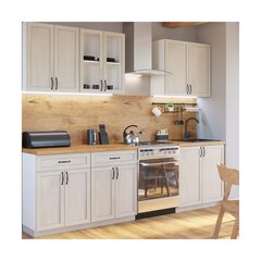 Комплект кухонных шкафчиков Aniela, белый цена и информация | Кухонные гарнитуры | hansapost.ee