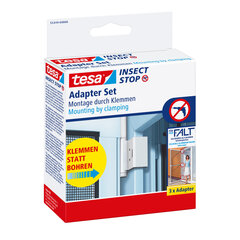 Адаптер для телескопической алюминиевой рамы Tesa Insect Stop Alu Falt, белый цена и информация | Москитные сетки | hansapost.ee