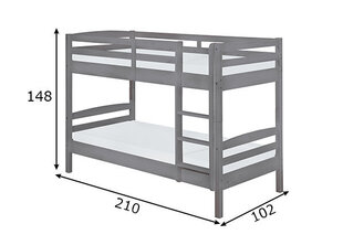 Двухъярусная кровать Lavius 90x200 цена и информация | Кровати | hansapost.ee