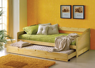 Кровать, 90x200, сосна цена и информация | Кровати | hansapost.ee