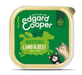 EDGARD COOPER консервы для котов баранина/говядина 85 гр. N1 цена и информация | Консервы для кошек | hansapost.ee