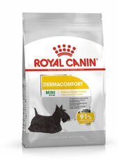 Royal Canin для взрослых собак мелких пород с чувствительной кожей Mini Dermacomfort, 1 kg цена и информация | Сухой корм для собак | hansapost.ee