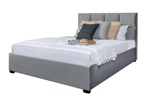 Кровать с ящиком для постельного белья NORE Liv, 160x200 см, серая цена и информация | Кровать БОНО, белая | hansapost.ee