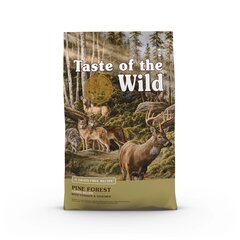 Беззерновой сухой корм для собак с мясом дичи Taste of the Wild Pine Forest, 12.2 кг цена и информация | Сухой корм для собак | hansapost.ee