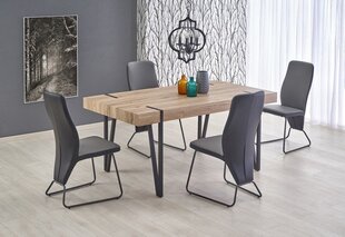 Söögilauakomplekt Yohann, pruun/hall цена и информация | Комплекты мебели для столовой | hansapost.ee