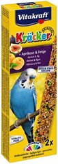 Лакомство с фруктами для волнистых попугаев Vitakraft Kracker, 2 шт. цена и информация | Корм для птиц | hansapost.ee