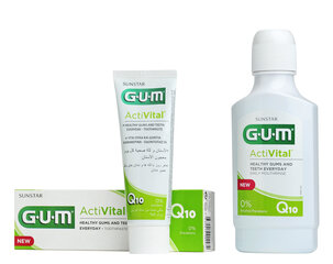 Hambapasta ActiVital koos Q10 ja granaatõunaga 75 ml GUM hind ja info | Hambaharjad, hampapastad ja suuloputusvedelikud | hansapost.ee