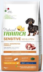 Kuivtoit koertele pardilihaga Natural Trainer Sensitive No Gluten väikestele ja eriti väikestele koeratõugudele, 7 kg цена и информация | Сухой корм для собак | hansapost.ee