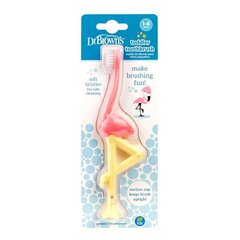 DR. BROWN'S hambahari "Flamingo" hind ja info | Hambaharjad, hampapastad ja suuloputusvedelikud | hansapost.ee