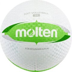 Волейбольный мяч Molten, белый/зелёный цена и информация | Волейбольные мячи | hansapost.ee