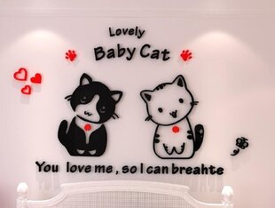 3D наклейка для интерьера &quot;Baby cat&quot; цена и информация | Декоративные наклейки | hansapost.ee