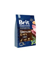Brit Premium by Nature Light полноценный корм для собак 3кг цена и информация | Сухой корм для собак | hansapost.ee