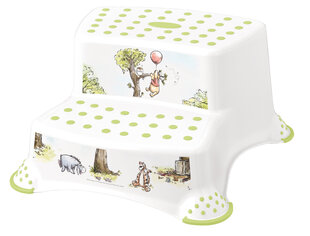 Igor "winnie the pooh" double step stool with anti-slip-function white цена и информация | Детские столы и стулья | hansapost.ee