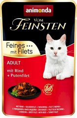 Animonda Vom Feinsten Beef märgtoit kassidele veise- ja kalkuniliha maitsega, 85 g цена и информация | Консервы для кошек | hansapost.ee