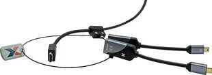 Adapter USB ProXtend USB-C - DisplayPort Mini - HDMI Czarny цена и информация | Адаптеры, USB-разветвители | hansapost.ee