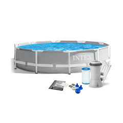 Каркасный бассейн Intex Prism Frame, 366х76 см, с фильтром цена и информация | Бассейны | hansapost.ee