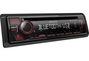 Kenwood KDC-BT440U car media receiver Black 50 W Bluetooth цена и информация | Автомагнитолы | hansapost.ee
