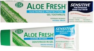 Hambapasta tundlikele hammastele ESI Aloe Fresh 100ml hind ja info | Hambaharjad, hampapastad ja suuloputusvedelikud | hansapost.ee