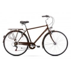 Linnajalgratas Romet Vintage M 28 2021 pruun