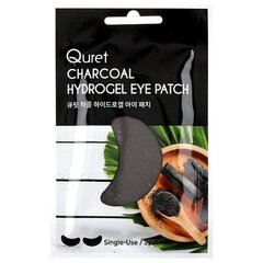 Увлажняющая маска для глаз Quret Charcoal Hydrogel Eye Patch, 2 шт. цена и информация | Маски для лица, патчи для глаз | hansapost.ee